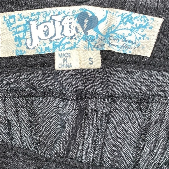 Jolt Pinstriped Dark Gray Skinny Pants Small - Picture 3 of 5